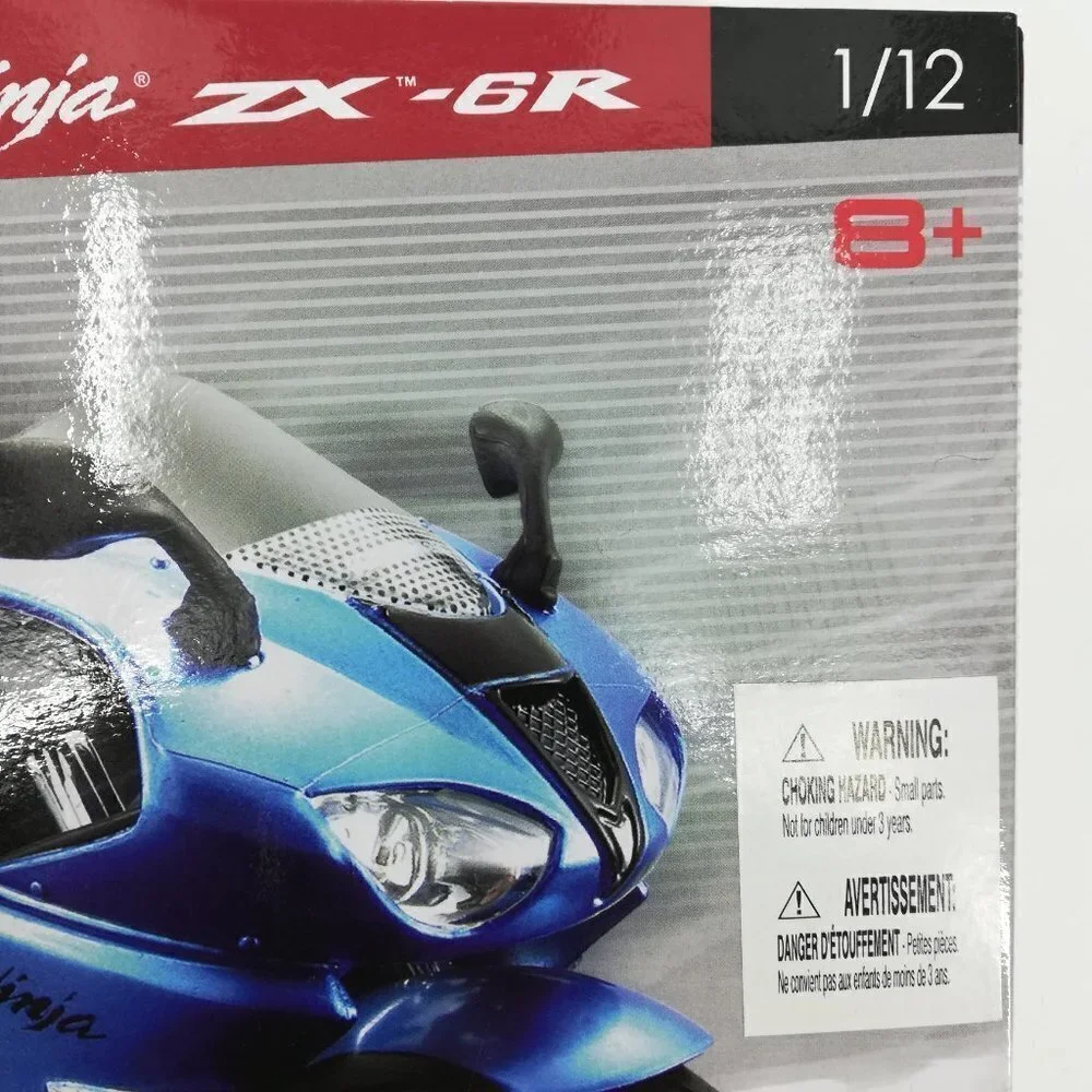 Maisto Assembly Line 1:12 KAWASAKI NINJA ZX-6R Metal Motorcycle Model Kit SEALED